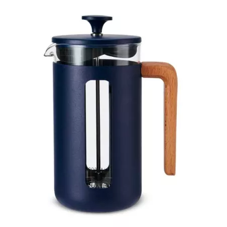 Cafetera Pisa con Manija de Madera de 8 Tazas  Azul Marino LA CAFETIERE LCPISA8CPNVY