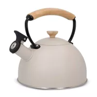 Tetera Silbante con Manija de Madera para Latte de 1600 Mililitros LA CAFETIERE LCWHKETLAT 2