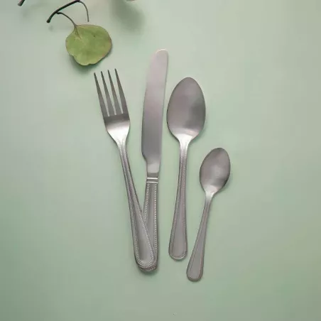 Cubiertos Portobello de Acero Inoxidable, Set de 16 Piezas MIKASA MKCUTPORT16PC