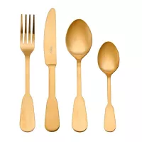 Cubiertos Soho Dorado, Set de 16 Piezas MIKASA MKCUTSOGLD16PC