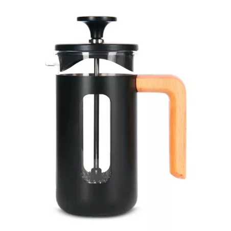 Cafetera Pisa con Manija de Madera de 3 Tazas Negra LA CAFETIERE LCPISA3CPBLKW