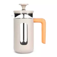 Cafetera Pisa Latte con Manija de Madera de 3 Tazas LA CAFETIERE LCPISA3CPLATW