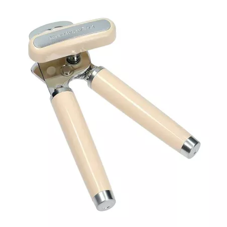 Abrelatas de Acero Inoxidable con Puno Crema KITCHEN AID KAG199OHACE