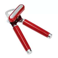Abrelatas de Acero Inoxidable con Puno Rojo KITCHEN AID KAG199OHERE