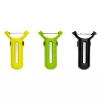 Peladores de Acero Inoxidable Colores Surtidos, Set de 3 Unidades CHEFN 103-900-281