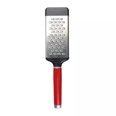 Rallador Mediano de Acero Inoxidable con Puno Rojo KITCHEN AID KAG320OHERE