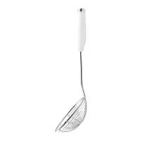 Colador Clasico de Alambre de Acero Inoxidable con Puno Blanco 39 Centimetros KITCHEN AID KCG010OHWHE 2