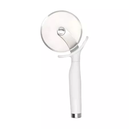 Cortador y Rebanador Clasico de Acero Inoxidable para Pizza con Puno Blanco KITCHEN AID KCG113OHWHE