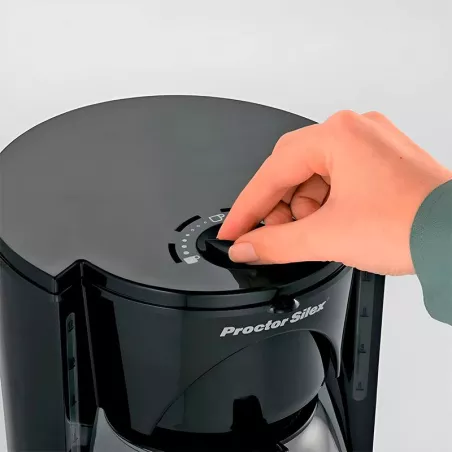 Coffee Maker de 12 Tazas de 900 Watts Negro PROCTOR SILEX 48524RY-MX