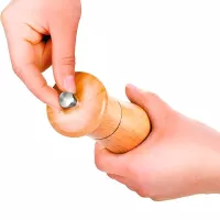 Salero y Pimentero Virgo de Madera de 14 Centimetros TESCOMA 658220 2