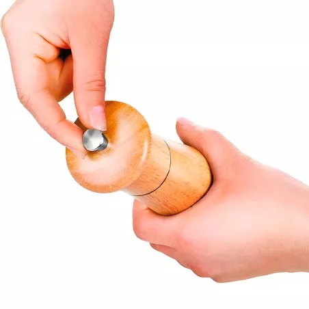 Salero y Pimentero Virgo de Madera de 14 Centimetros TESCOMA 658220