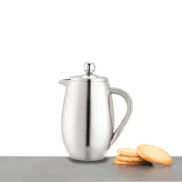 Cafetera Doble Pared de Acero Inoxidable de 3 Tazas LA CAFETIERE LCDBLSS3CUP 2