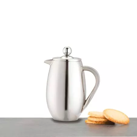Cafetera Doble Pared de Acero Inoxidable de 3 Tazas LA CAFETIERE LCDBLSS3CUP