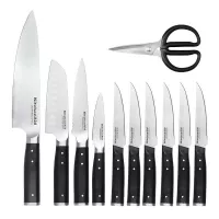 Cuchillo Japones + Bloque de Madera, Set de 11 Piezas KITCHEN AID KAG12STSNBXOBQ 2