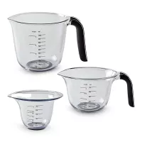 Taza de Medir Plastica, Set de 3 Unidades KITCHEN AID KQG298OSOBE