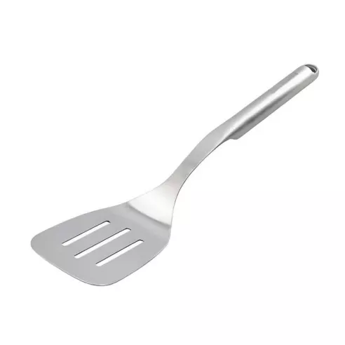 Espatula Ranurada Premium de Acero Inoxidable 34.5 Centimetros KITCHEN AID KMG002OHSS