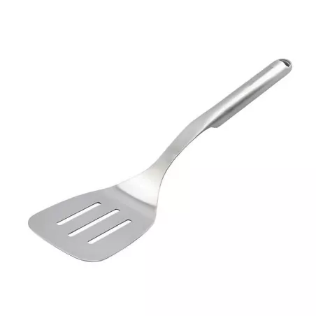 Espatula Ranurada Premium de Acero Inoxidable 34.5 Centimetros KITCHEN AID KMG002OHSS