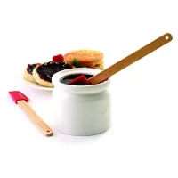 Mini Espatula y Mini Cuchara de Color Rojo, Set de 2 Unidades NORPRO 3000R 2