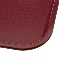 Azafate de Polipropileno de 12 x 16 Pulgadas de Color Burgundy CARLISLE CT121661 2
