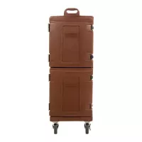 Porta Bandejas Doble, Color Cafe CARLISLE PC600N01 2