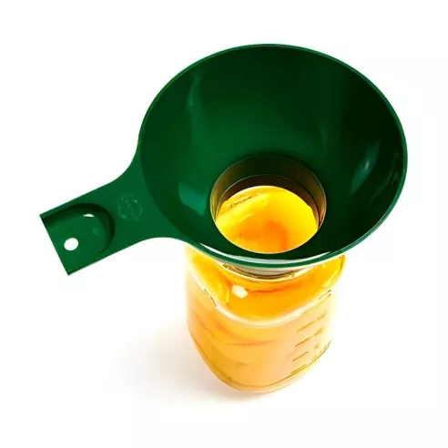 Embudo Plastico de Boca Ancha de Color Verde NORPRO 607