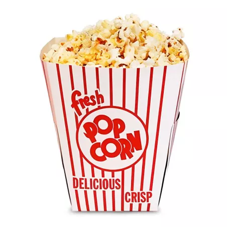 Caja de Carton para Palomitas de 85 Onzas, Paquete de 25 Unidades GOLD MEDAL 2485/HJ