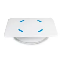 Tornamesa de Doble Cara Rectangular con Base Redonda de 12 x 16 Pulgadas ATECO 609