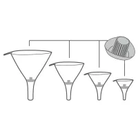 Embudos Plasticos Triangular, Set de 4 piezas TESCOMA 420596 2