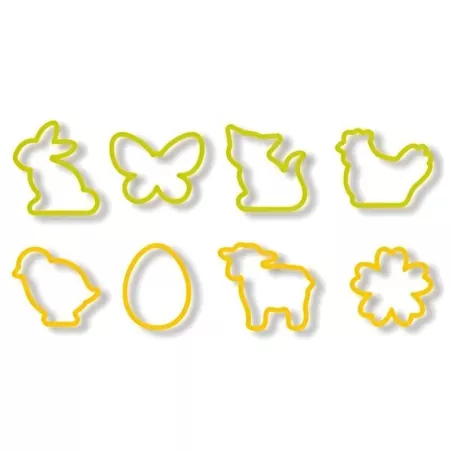 Cortadores de Galletas para Pascua, Paquete de 8 Unidades TESCOMA 630903