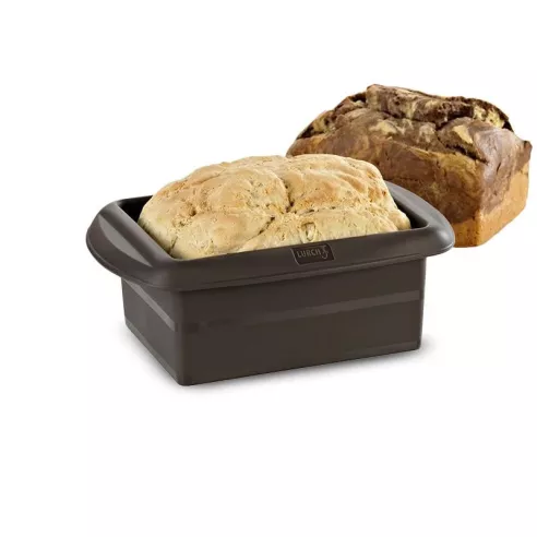 Molde de Silicon Rectangular de 14.5 Centimetros de Color Cafe LURCH 00085011