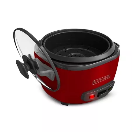 Olla Arrocera Roja para 14 Tazas BLACK & DECKER RC514-RLA