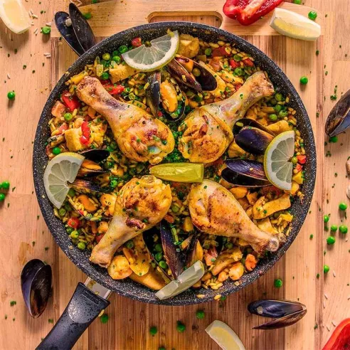 Sarten Redondo de Aluminio Forjado Antiadherente 20 Centimetros STONELINE 19045