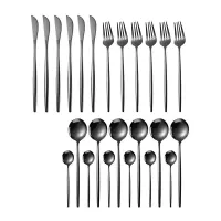 Juego de Cuberteria de Titanium Portugal de Acero Inoxidable de 24 Piezas TIPS BCS01-17