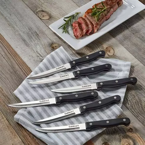Cuchillo de Carne Clasico, Set de 6 Unidades de 4-1/2 Pulgadas CUISINART C77TR-6PSK
