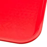 Azafate de Polipropileno de 10 x 14 Pulgadas, Color Rojo CARLISLE CT101405 2