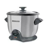 Olla Arrocera de Acero Inoxidable con Vaporera 10 Tazas BLACK & DECKER RC620SS