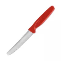 Cuchillo para Carne de Punta Redonda de 10 Centimetros con Puno Rojo WUSTHOF 1145302410
