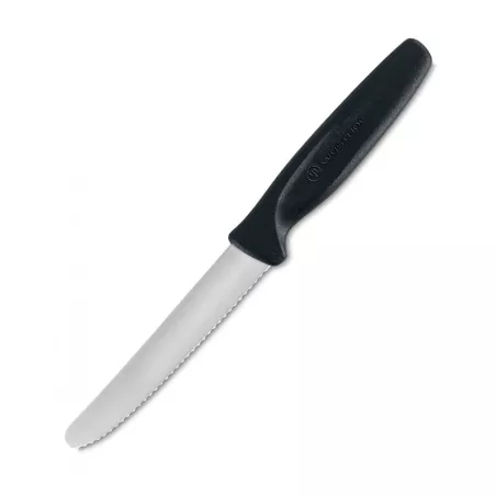 Cuchillo para Carne de Punta Redonda de 10 Centimetros con Puno Negro WUSTHOF 1145300410