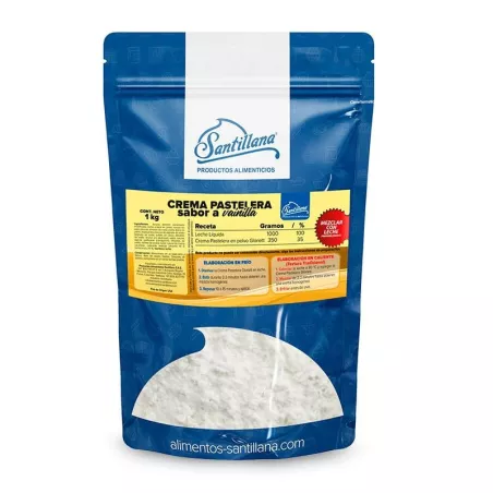 Crema Pastelera Santillana en Saco de 1 Kilo SIN ASIGNAR 400709
