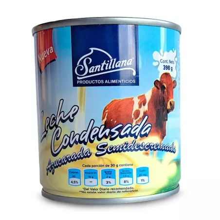 Leche Condensada Santillana en Lata de 398 Gramos SIN ASIGNAR 3930290
