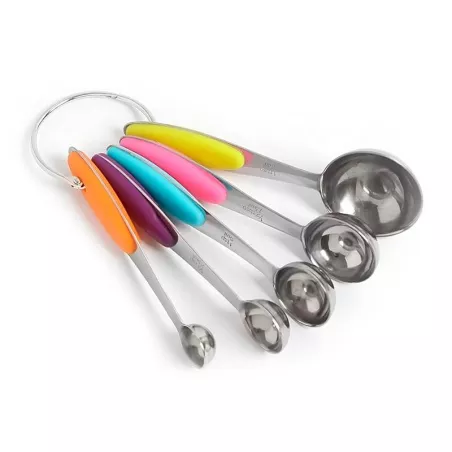 Cuchara para Medir de Acero Inoxidable, Set de 5 Unidades MASTER CHEF B0050804