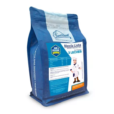 Premezcla Mr. Frank para 3 Leches en Saco de 2 Kilos SIN ASIGNAR 410230