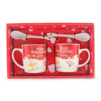 Taza de Ceramica para San Valentin, Set de 2 Unidades TIPS 24C12-13