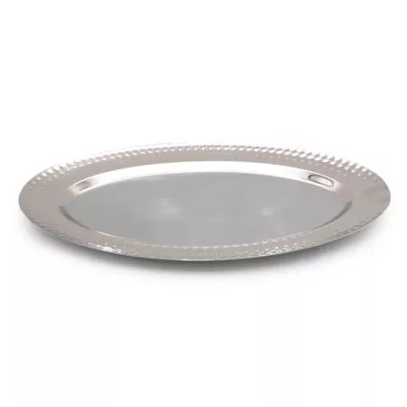 Platon Ovalado con Borde Martillado de 19 x 12 Pulgadas TIPS SSC-133