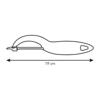 Pelador para Vegetales y Frutas con Cascara Blanda TESCOMA 420110 2