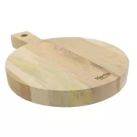 Tabla de Madera Redonda para Picar de 18 x 14 Pulgadas GIBSON 129139.01