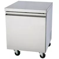 Mesa Undercounter Refrigerada 1 Puerta de Acero Inoxidable 27 Pulgadas U-STAR UUC-27R-E-HC