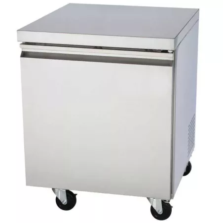 Mesa Undercounter Refrigerada 1 Puerta de Acero Inoxidable 27 Pulgadas U-STAR UUC-27R-E-HC