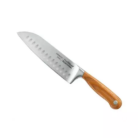 Cuchillo Santoku con Mango de Madera de 17 Centimetros TESCOMA 884826