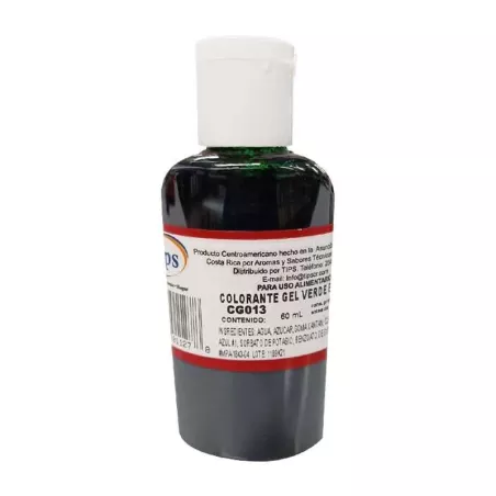 Colorante en Gel Verde Esmeralda de 60 Mililitros ASTEK CG013